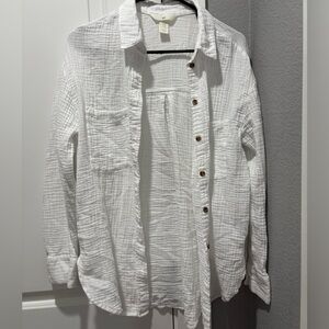 H&M White button up